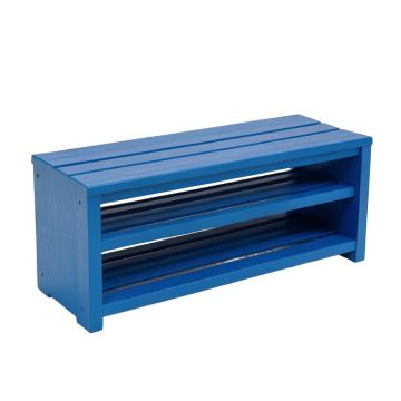Dawn Dell Shoe Storage Bench - Blue