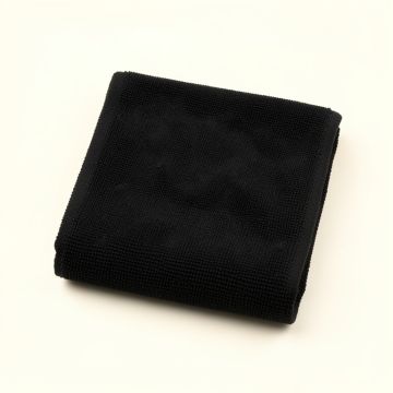 Lake Bluff Bath Towel - Black (synthetic illustration; no displayed measurements)