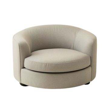 59.25 '' Round Arm Loveseat With Reversible Cushions