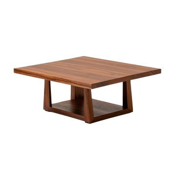 Cutshall Mid-Century Modern Walnut Finished Coffee Table