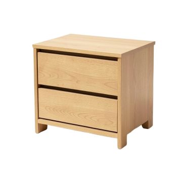 Samons 2 - Drawer Nightstand In Light Brown (synthetic illustration; no displayed measurements)