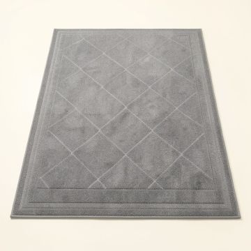 Heath Brook Rectangular Outdoor Rug - Gray (synthetic illustration; no displayed measurements)