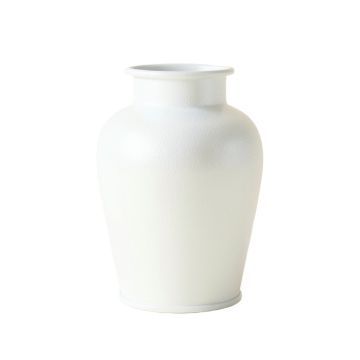 Vale Bridge Empty Decorative Vase - White
