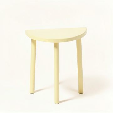Ridge Crest Compact Balcony Table - Ivory (synthetic illustration; no displayed measurements)