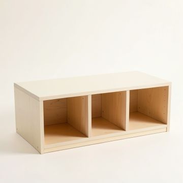 Glen Crossing Shoe Storage Bench - Cream (synthetic illustration; no displayed measurements)