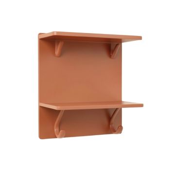 Willow Dale Wall-Mounted Entryway Organizer Shelf - Terracotta