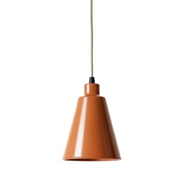 Shore Brook Pendant Light Suspended From One Plain Cable - Terracotta