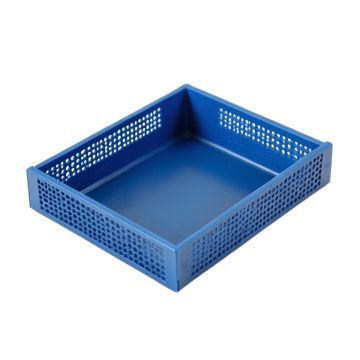 Elm Bend Empty Under-Desk Cable Tray - Blue (synthetic illustration; no displayed measurements)