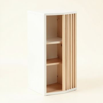Sage Crossing Narrow Cubby Tower - White (synthetic illustration; no displayed measurements)