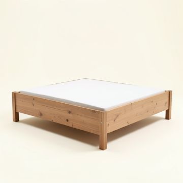 Hayley 36.1 '' Wood Bed Frame (synthetic illustration; no displayed measurements)