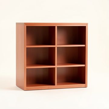 Clay Field Freestanding Bookcase - Terracotta (synthetic illustration; no displayed measurements)