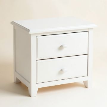 Flint Arc Nightstand (synthetic illustration; no displayed measurements)