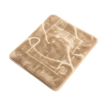 Jacquard Fleece Long Multiple Memory Foam Non-Slip Bath Rug