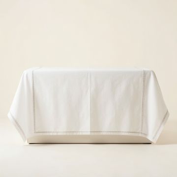 Elm Dale Flat Bed Sheet - White (synthetic illustration; no displayed measurements)