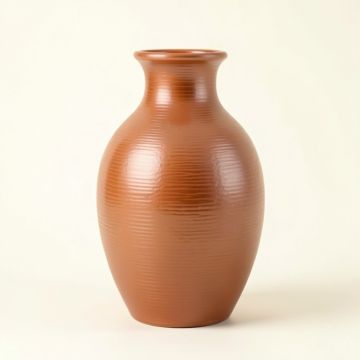 Fern Canyon Empty Decorative Vase - Terracotta (synthetic illustration; no displayed measurements)