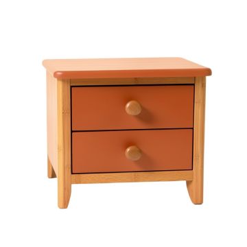 Bay Edge Nightstand - Terracotta