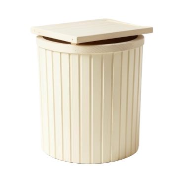 Vale Crest Closed Garden Compost Bin - Cream