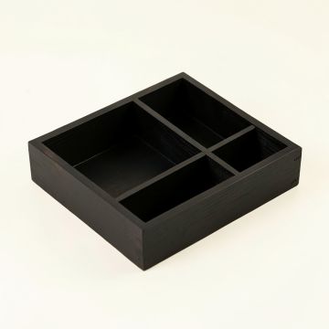 Ridge Branch Empty Pantry Drawer Organizer Insert - Black (synthetic illustration; no displayed measurements)