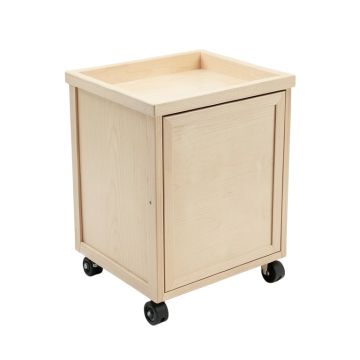 Brook Bridge Empty Rolling Workshop Cart - Beige