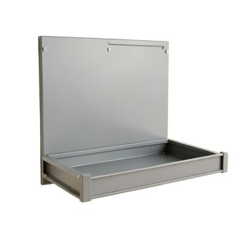 Bay Canyon Empty Wall-Mounted Tool Organizer Panel - Gray