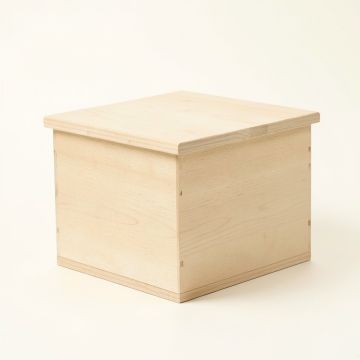Cliff Bend Closed Outdoor Storage Box - Beige (synthetic illustration; no displayed measurements)
