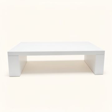 Harbor Branch Desktop Monitor Riser - White (synthetic illustration; no displayed measurements)