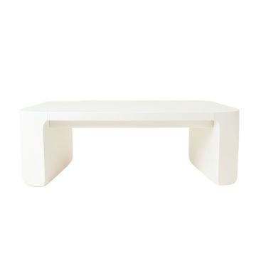 Dawn Field Indoor Bench - White
