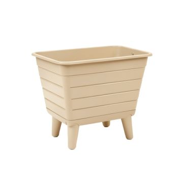 Vale Arc Empty Raised Planter - Beige