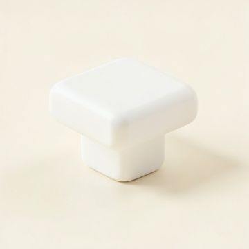 Vale Arc Cabinet Knob Without Packaging - White (synthetic illustration; no displayed measurements)