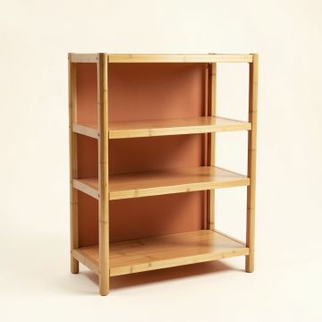 Hill Crest Empty Seed-Starting Shelving Unit Without Lights - Terracotta (synthetic illustration; no displayed measurements)