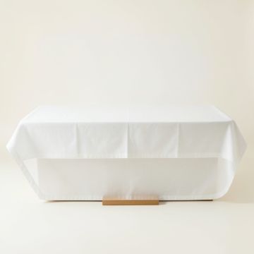 Birch Branch Flat Bed Sheet - White (synthetic illustration; no displayed measurements)