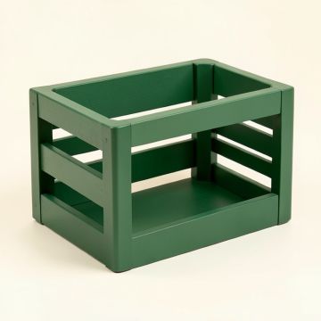 Cedar Arc Empty Furniture-Style Pet Crate (synthetic illustration; no displayed measurements)
