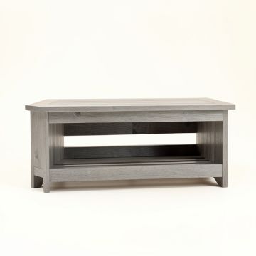 Elm Brook Shoe Storage Bench - Gray (synthetic illustration; no displayed measurements)