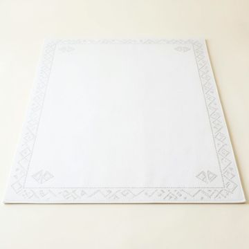 Juniper Canyon Rectangular Area Rug - White (synthetic illustration; no displayed measurements)