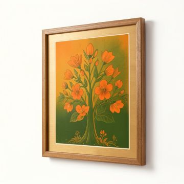 Amarillo - Print On Wood (synthetic illustration; no displayed measurements)