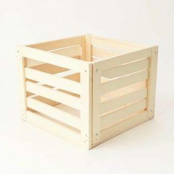 Flint Falls Empty Furniture-Style Pet Crate - Cream (synthetic illustration; no displayed measurements)
