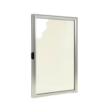 Hawthorne 44 '' - 48 '' W X 76 '' H Door Opening Sliding Semi-Frameless Shower Door