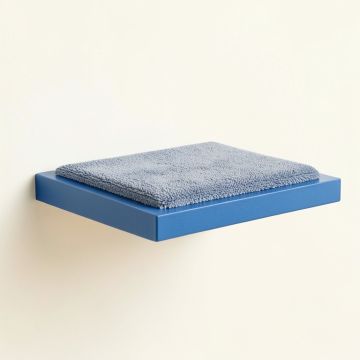 Bay Bluff Wall-Mounted Cat Perch - Blue (synthetic illustration; no displayed measurements)