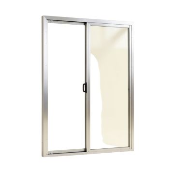 Humphrey 56 '' - 60 '' W X 76 '' H Door Opening Sliding Semi-Frameless Shower Door