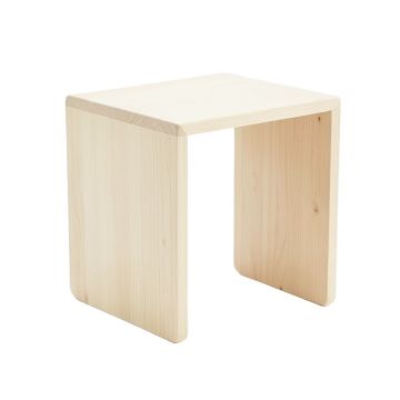 Slate Branch Side Table - Ivory