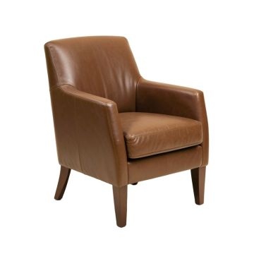 Wilmoth Genuine Leather Upholstered Dining Chair (synthetic illustration; no displayed measurements)