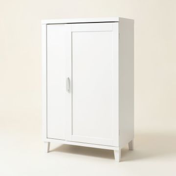 12 '' W X 31.5 '' H X 12 '' D Free-Standing Bathroom Cabinet (synthetic illustration; no displayed measurements)