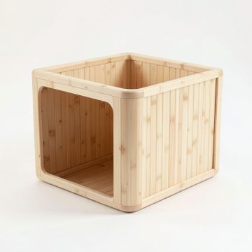 Glen Dale Empty Furniture-Style Litter Enclosure - Ivory (synthetic illustration; no displayed measurements)
