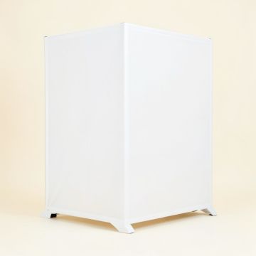 White 39.21 '' X 69.72 '' Portable Tripod Projector Screen (synthetic illustration; no displayed measurements)