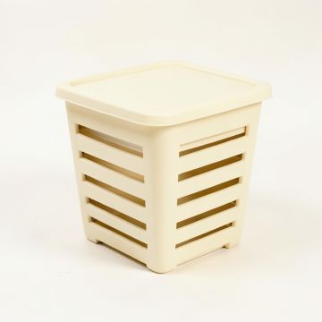 Rowan Canyon Closed Garden Compost Bin - Ivory (synthetic illustration; no displayed measurements)