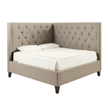 Nonnie Queen Tufted Upholstered Standard Bed
