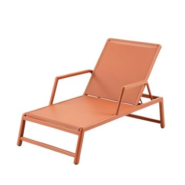 Field Branch Outdoor Lounge Chair - Terracotta