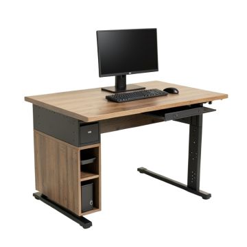 Modern Heavy Duty Ergonomic Large Computer Gaming Desk With Under-Top Storage Shelf (synthetic illustration; no displayed measurements)