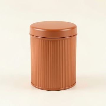Moss Arc Storage Canister With Lid - Terracotta (synthetic illustration; no displayed measurements)