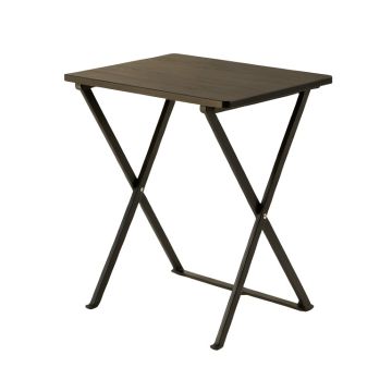 Slate Branch Compact Balcony Table - Black